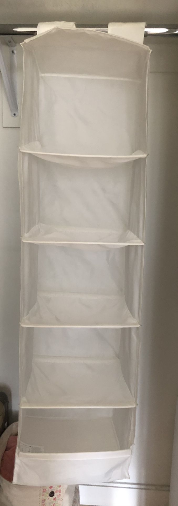 IKEA Hanging cloths organizer with 5 compartments