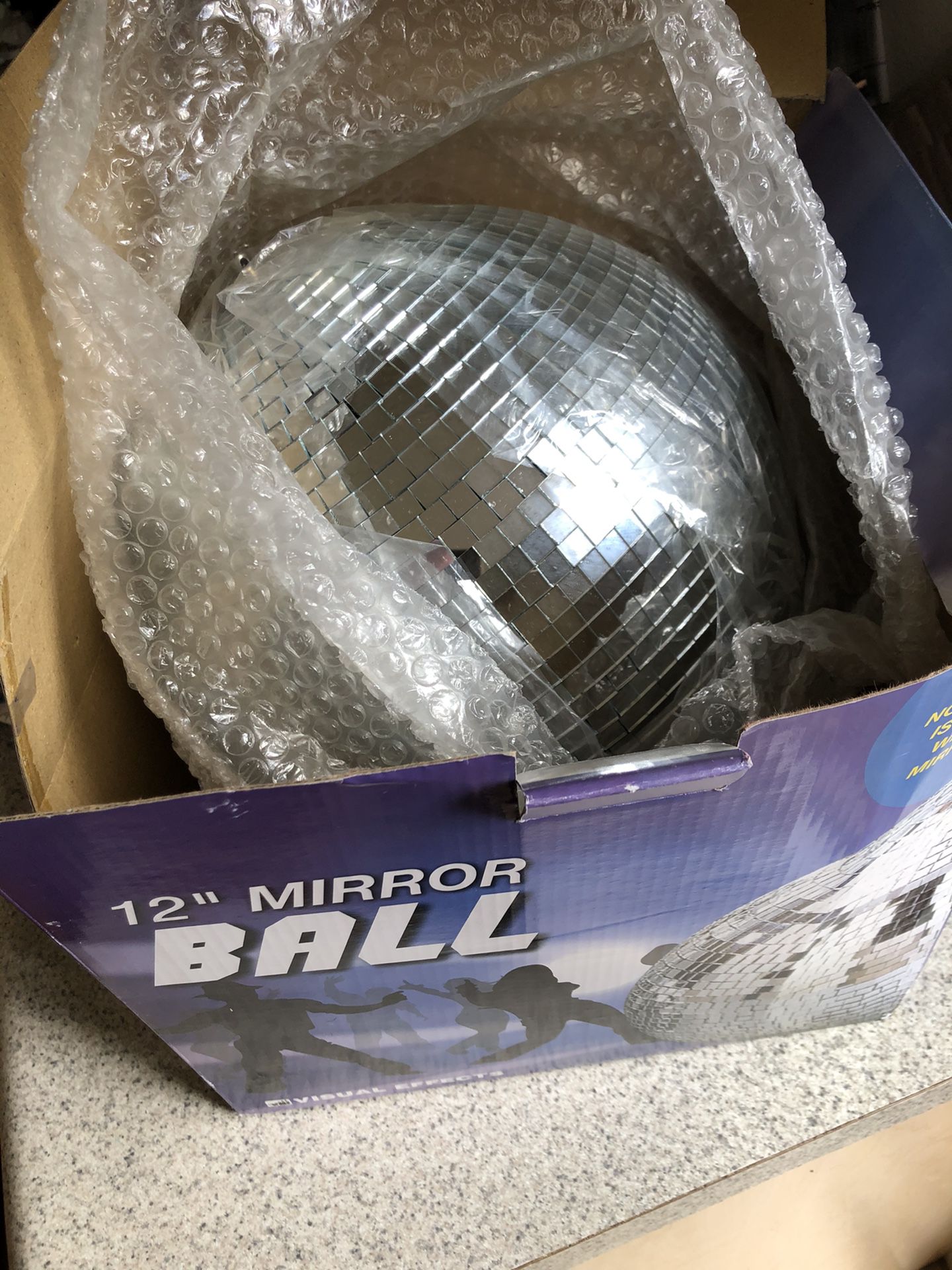 12” Mirrored Disco Ball - NEW