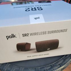 Polk Sr2 Surround Speakers New In Box