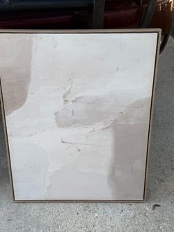 Abstract Canvas Wall Art in Frame