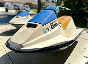 Pair of Bombardier Seadoo PWC