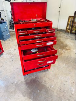 Tool Box Vintage Waterloo Rolling Cart 70’s