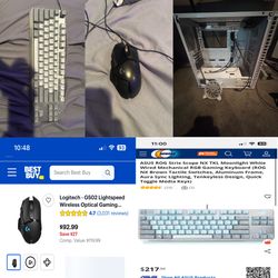Mouse And Keyboard And Pc Case Deal.