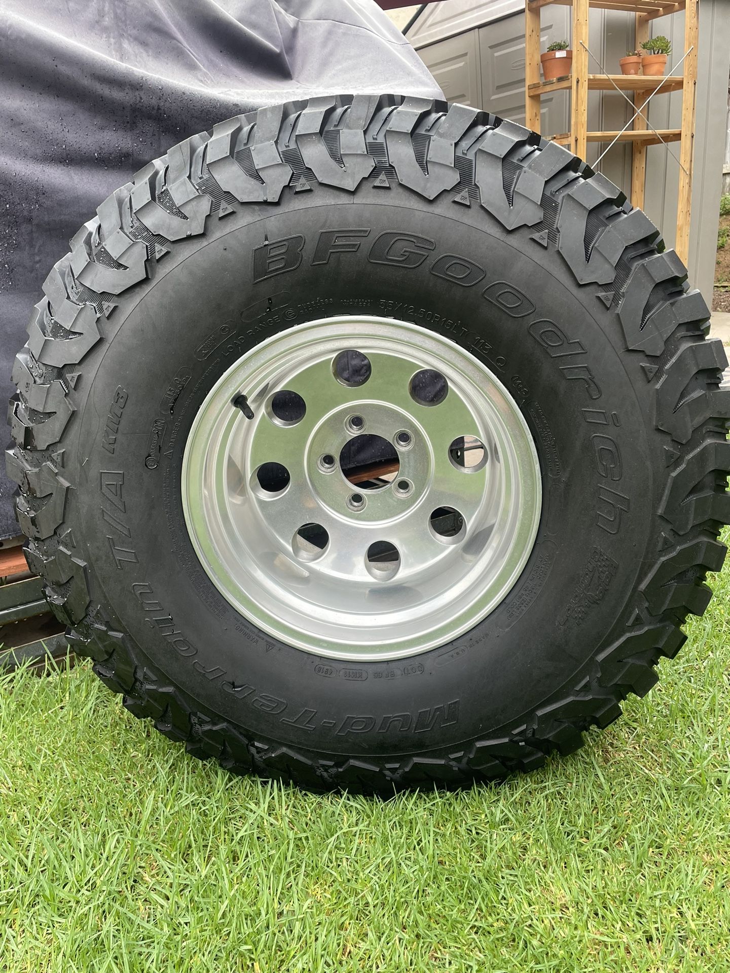 Bfg mud terrain km3 tire wheel 35x12 50x15 for sale in poway ca
