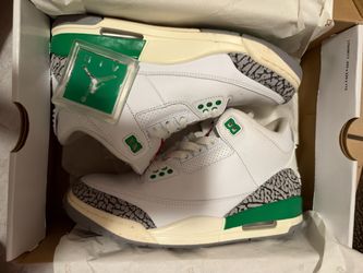 Air Jordan 3 Lucky Green Sneakers