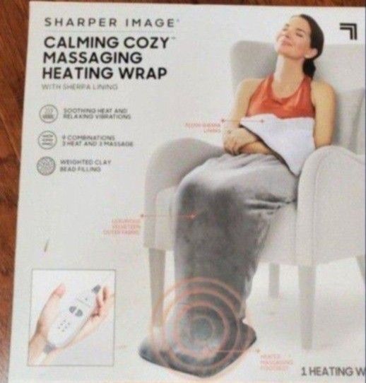Calming Cozy Massaging Heating Wrap(New)