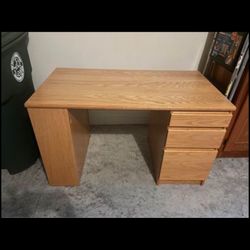 Danish All Wood Desk 