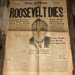 Vintage Newspaper 