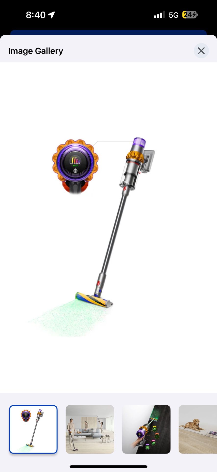 V15 Dyson Vacuum