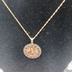Guadalupe VIRGIN PENDANT STERLING SILVER 