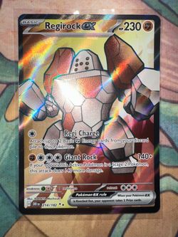 Regirock EX Pokemon Destined Rivals