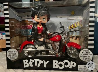 Betty Boop Talking Doll on Motorcycle
