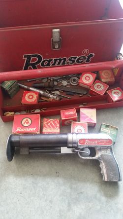 Vintage ramset fastering gun