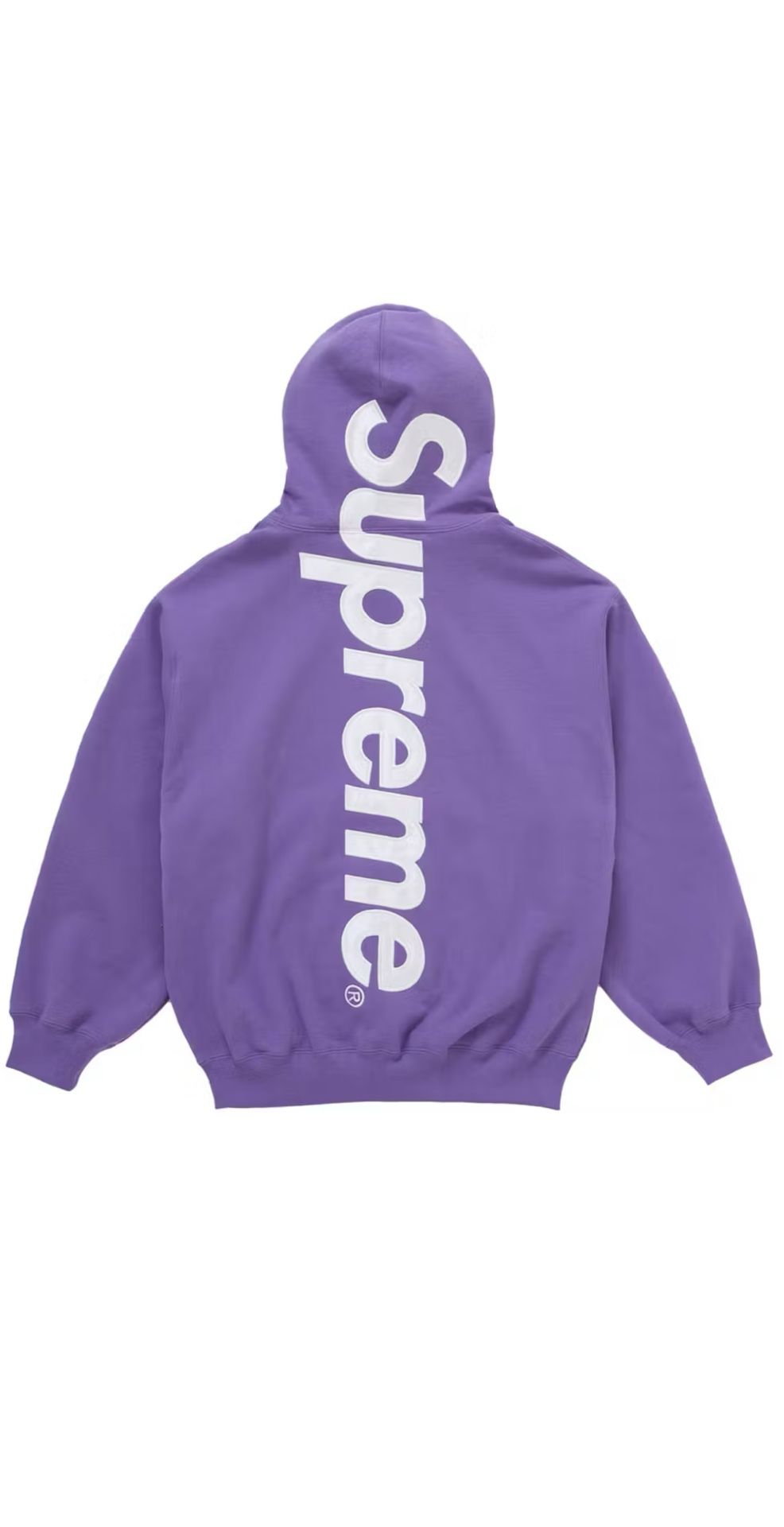 Supreme Satin Applique Hooded Sweatshirt
