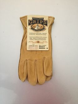 Grips genuine leather gloves
