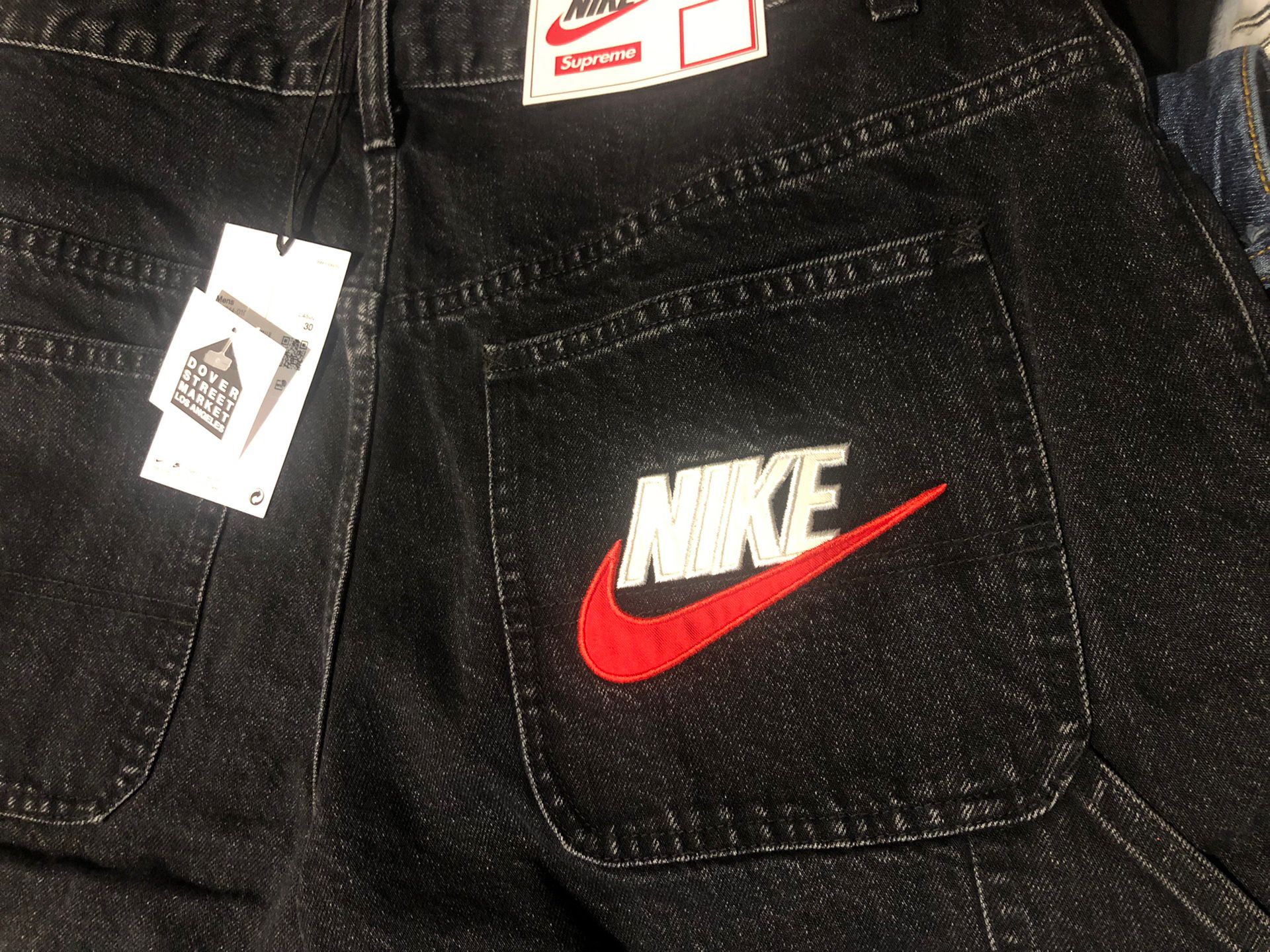 Supreme x Nike denim short black size 30
