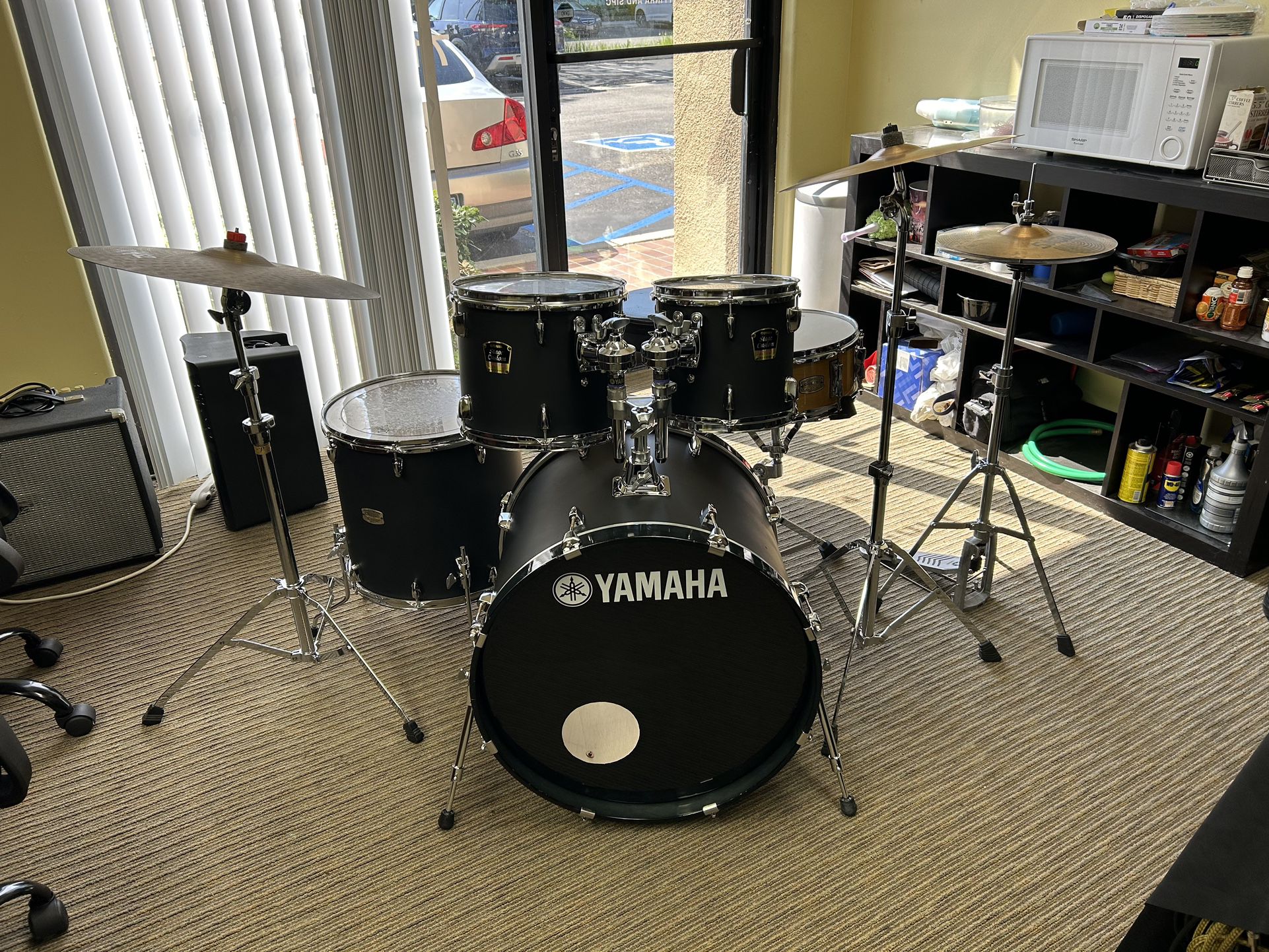 Yamaha Stage Custom Drum Set Cymbals And Hardware included 