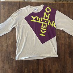 KENZO Men’s Purple Sport Big X Long Sleeve XL