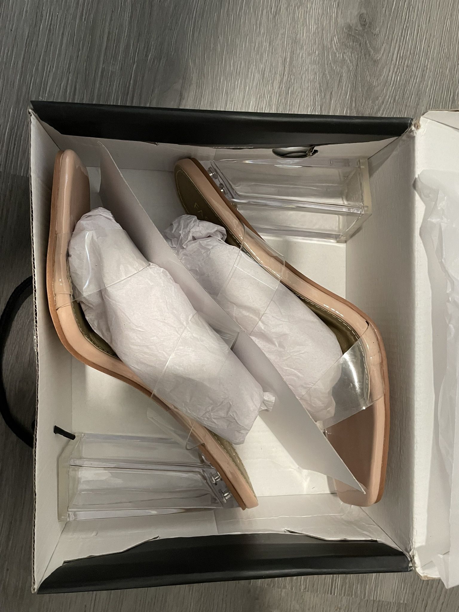 Clear/Nude Heels