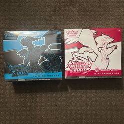 Pokemon Black Bolt & White Flare Pokemon Center Etb