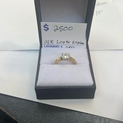 14k Diamond Ring