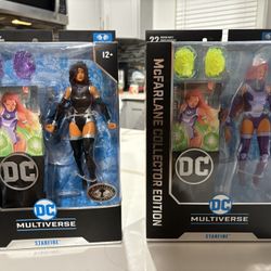 Dc McFarlane Star Fire And Black Fire Lot