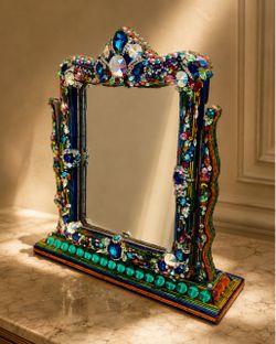 Simone Edouard - Signed Crystal Mirror
