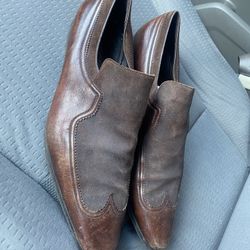 Gucci Brown Leather Dress Shoes