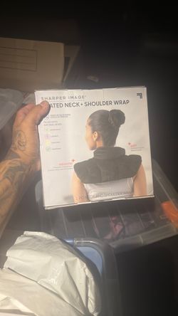 Sharper Image Heated Neck & Shoulder Wrap