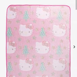Hello Kitty Christmas Blanket