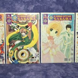 Cardcaptor Sakura Comic Books, 2001/2002 • NM- Newsstand • Lot Of 4