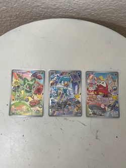 Paldea starters set from first partner series 3