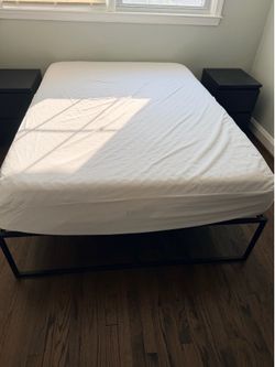 Full Bedframe and Mattress OBO pick up only