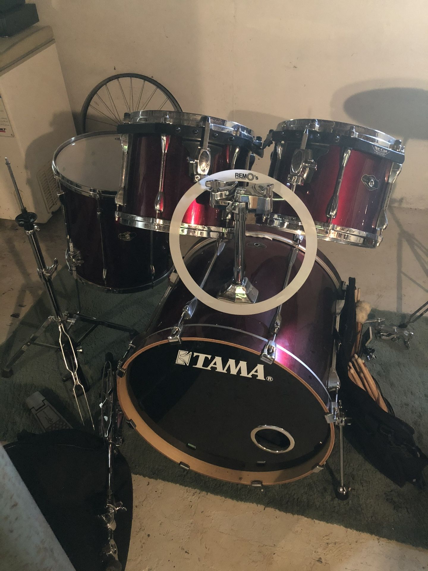 Tama Pro Drum Set, Five Piece