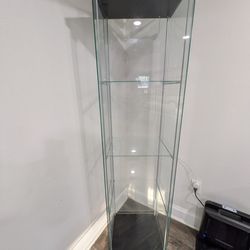 IKEA Glass Display Cabinet – Modern & Elegant
