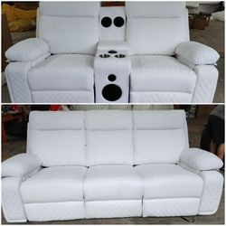 Set Recliner Sofa 2PCS *** Financing Available *** Not Credit Needed 