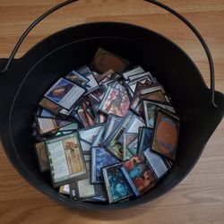 Bucket Of Magic Cards