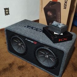 Subwoofer Amplifier And Bluetooth Remote 