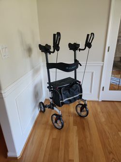 Stand Up Walker Elenker Rollator  Upright folding Light Weight