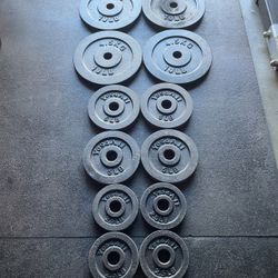 70 lbs Standard 1” Weight Plate …. Home Gym Fitness….