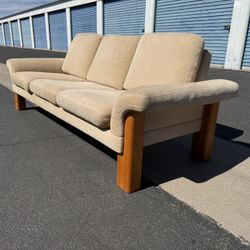 Vintage Danish Modern Dyrlund Three Seat Sofa