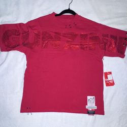 Gunzinii Denim Co Rhinestone Graphic Tee Ace Of Hearts Size XS