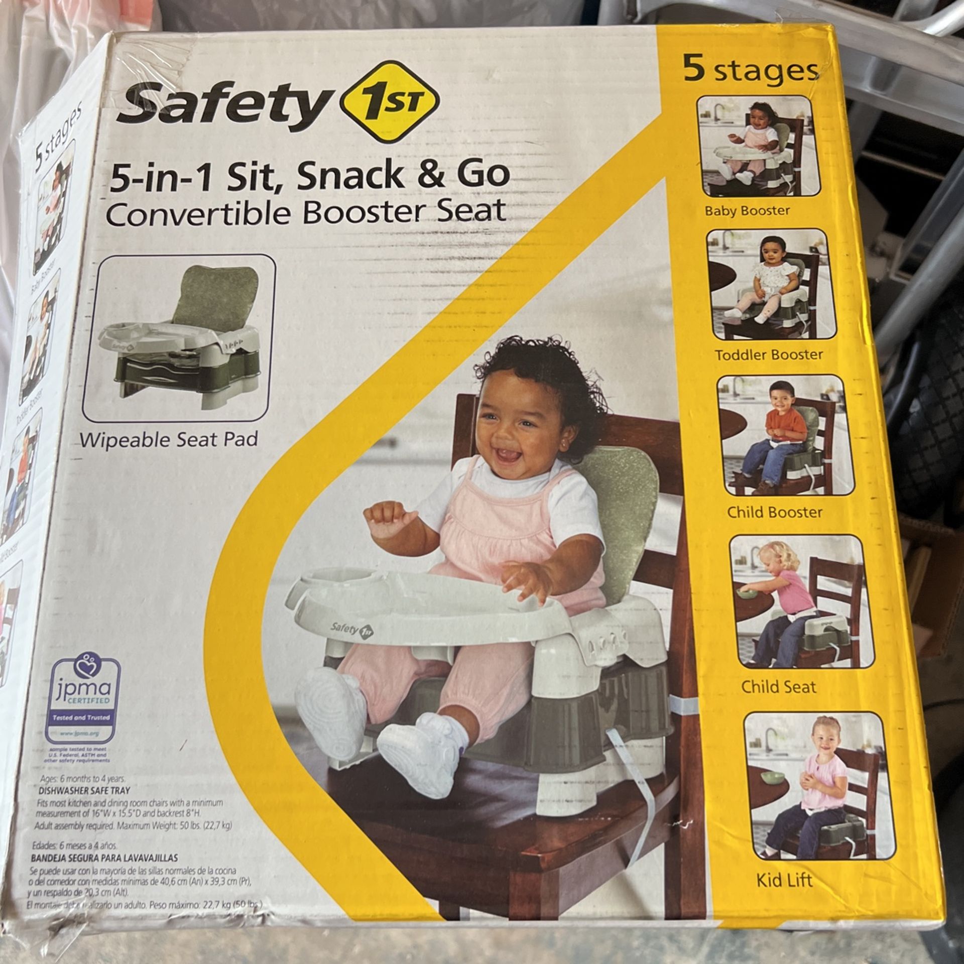 Snack&go Convertible Booster Seat