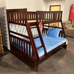 Rowe Dark Cherry Twin/Full Bunk Bed
Homelegance$10 Down Payment And Financing Available
