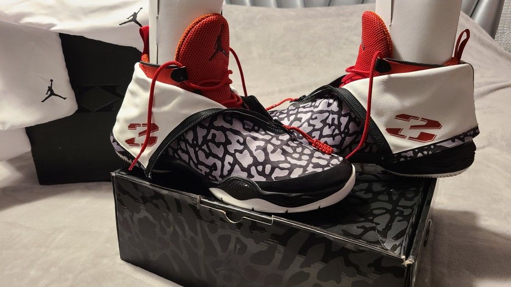 Cement Grey Elephant Print Jordan 28s