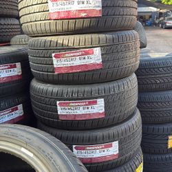 New Tires Installed/ Llantas Nuevas Instaladas 215/45/17 Land Spider Tires