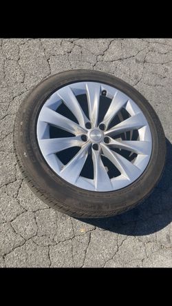 1 Only - 275/45r20 5x120 5x4.72 Tesla Model X S Wheel Rim Tire