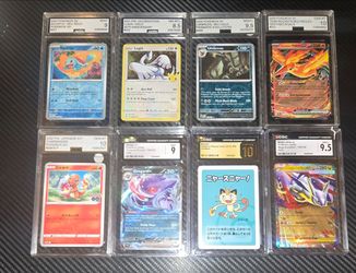 Graded ASG and CGC Pokémon slabs