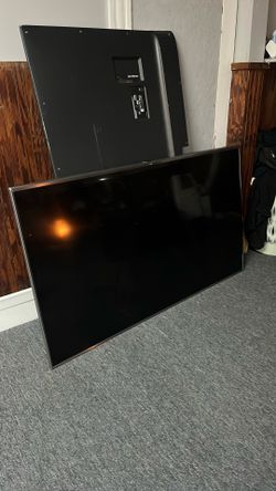 Large Flat Screen TV with Stand 75” “ BROKE SCREEN