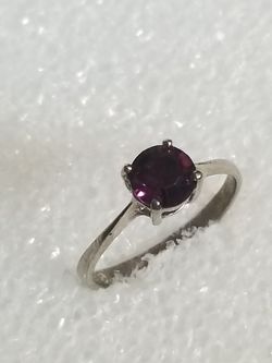 Beautiful dark amethyst ring